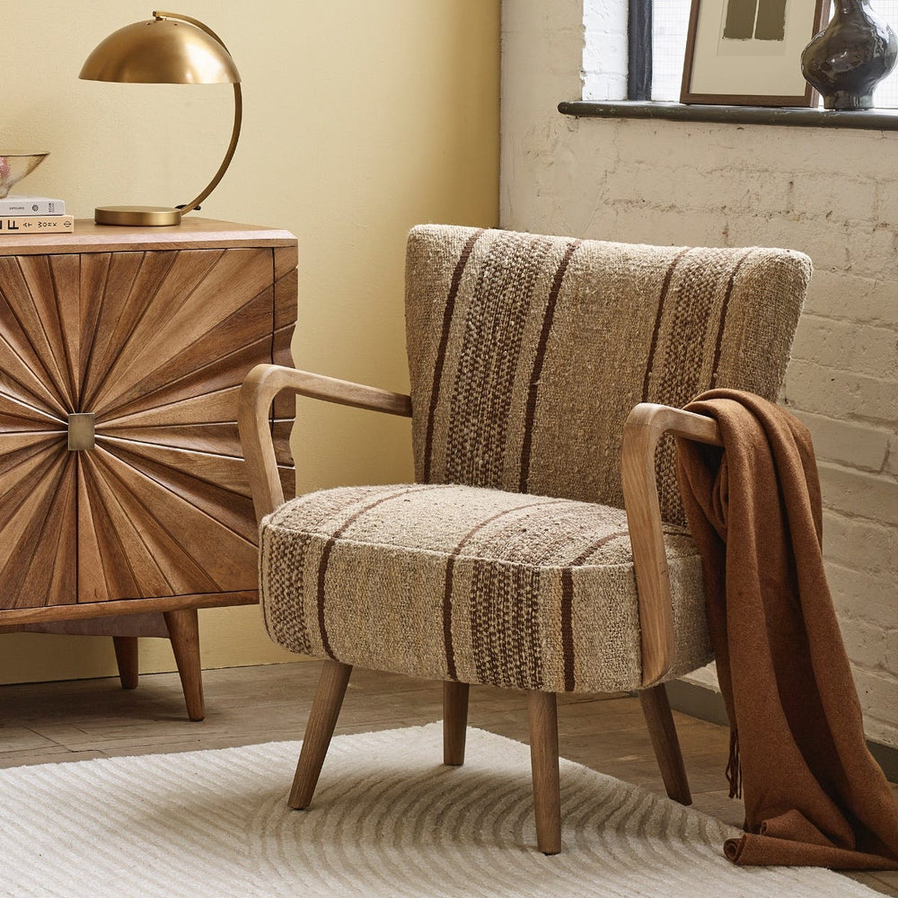 Armchair materials guide: Rug, velvet, bouclé and more