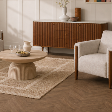 MASON COFFEE TABLE IN TRAVERTINE FINISH EFFECT