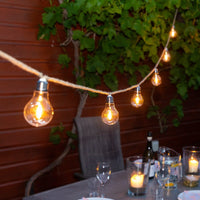 JUTE ROPE FESTOON LIGHTS â€“ CONNECTABLE