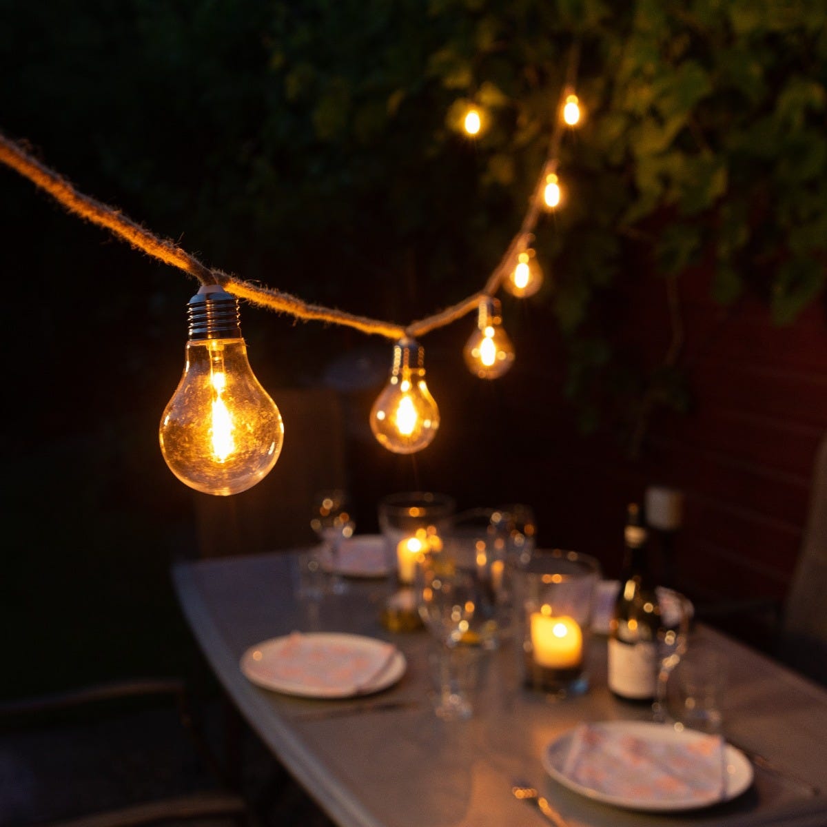 JUTE ROPE FESTOON LIGHTS â€“ CONNECTABLE