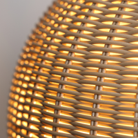 MATERA SESAME RATTAN 1.8M FLOOR LAMP