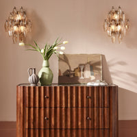 ORIANA GLASS WALL LIGHT - LUSTER