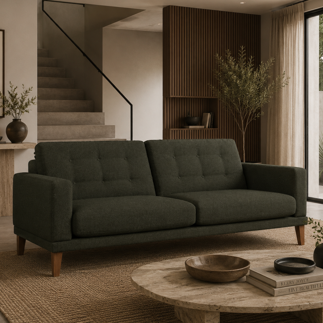 Fitzroy 4 Seat Sofa Fern Boucle