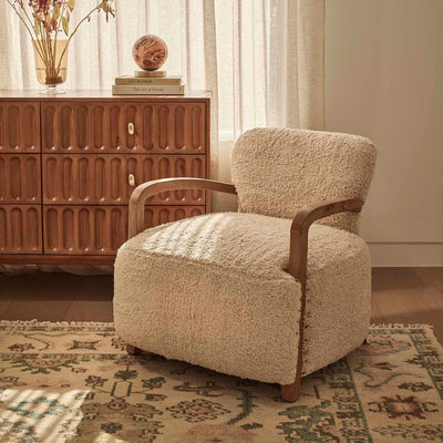 Aviator Armchair In Cotton Rug