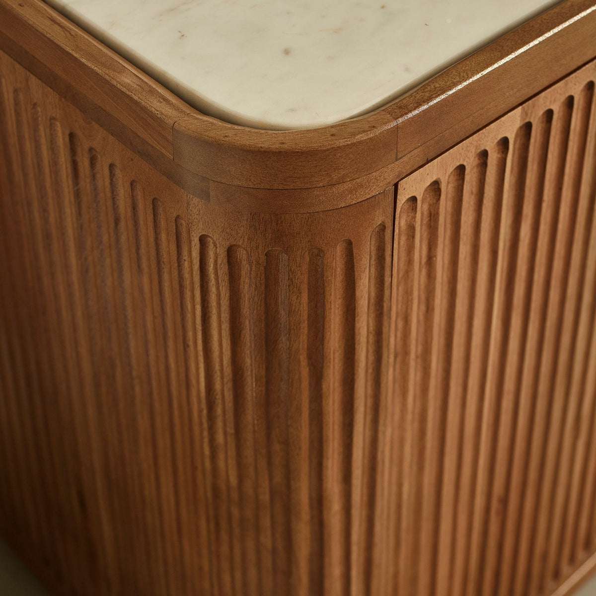 Claris Fluted Marble Sideboard