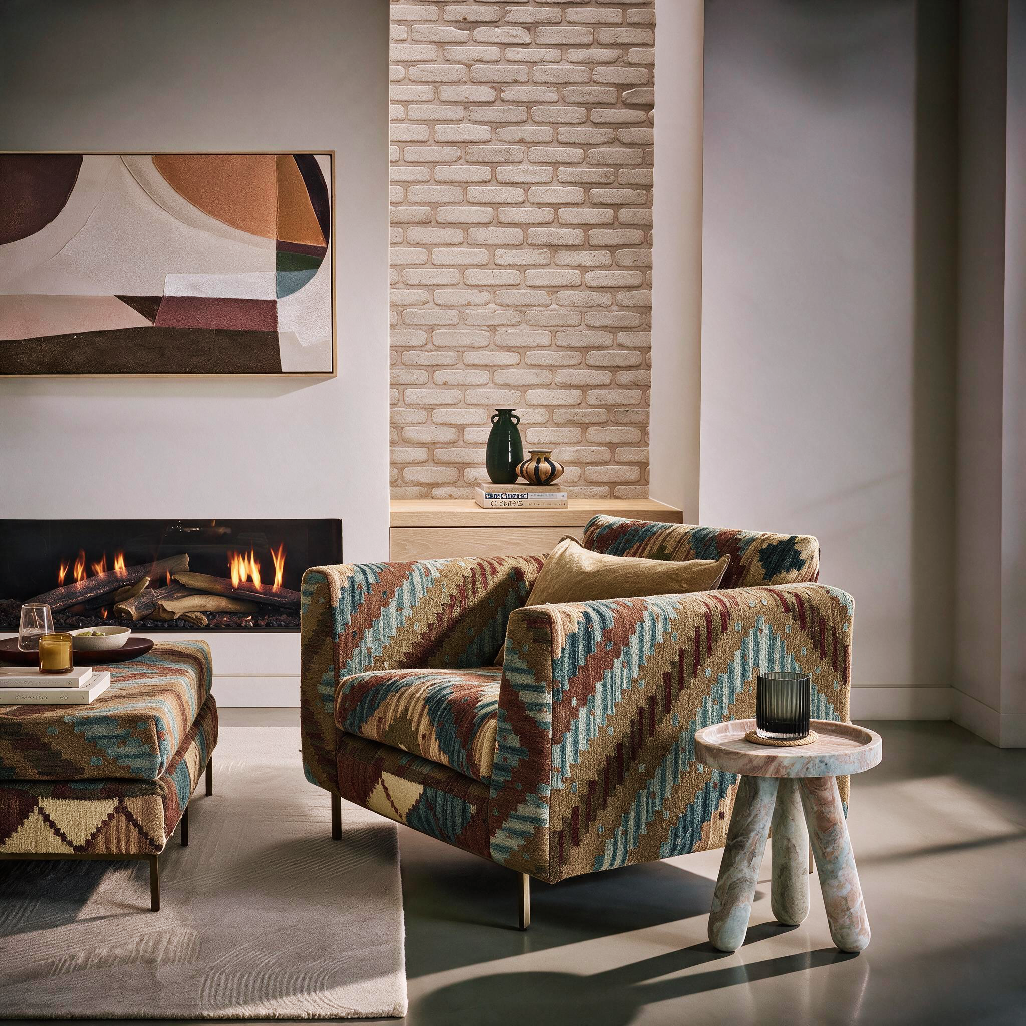 Iona Marble Side Table