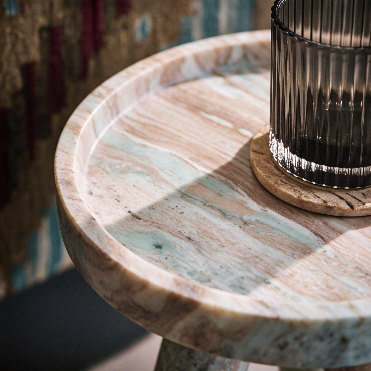 Iona Marble Side Table