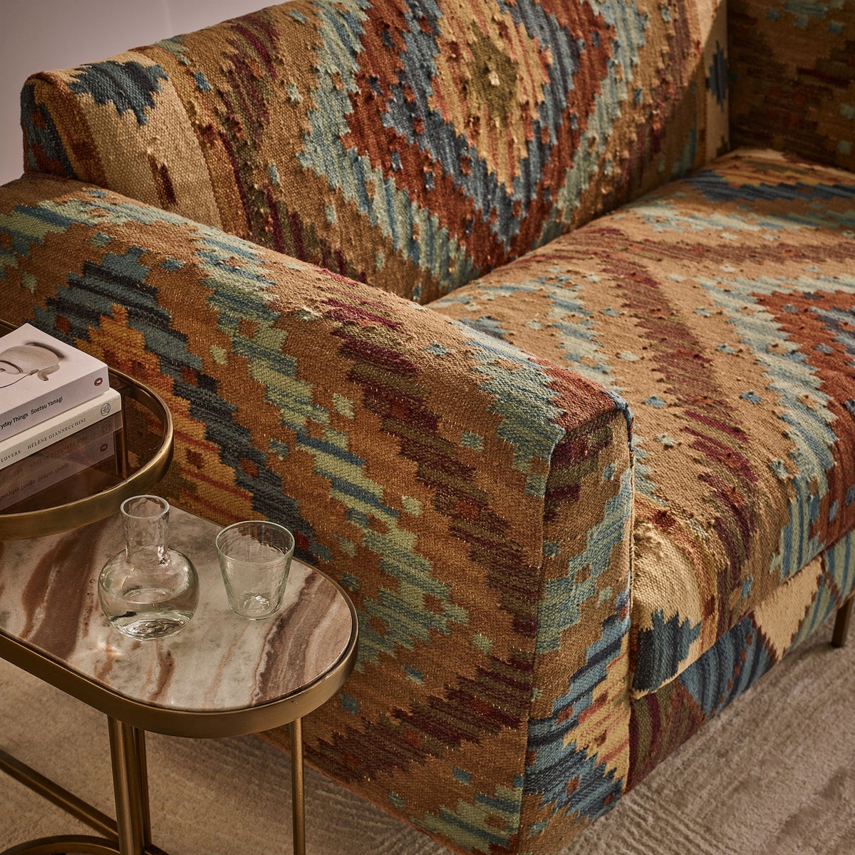 Jaipur 2-Seater Sofa in Kilim