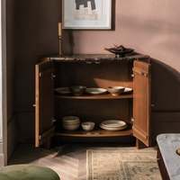 Turin Sideboard with Emperador Marble