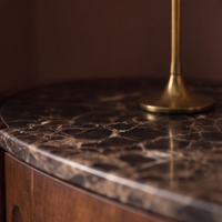 Turin Sideboard with Emperador Marble