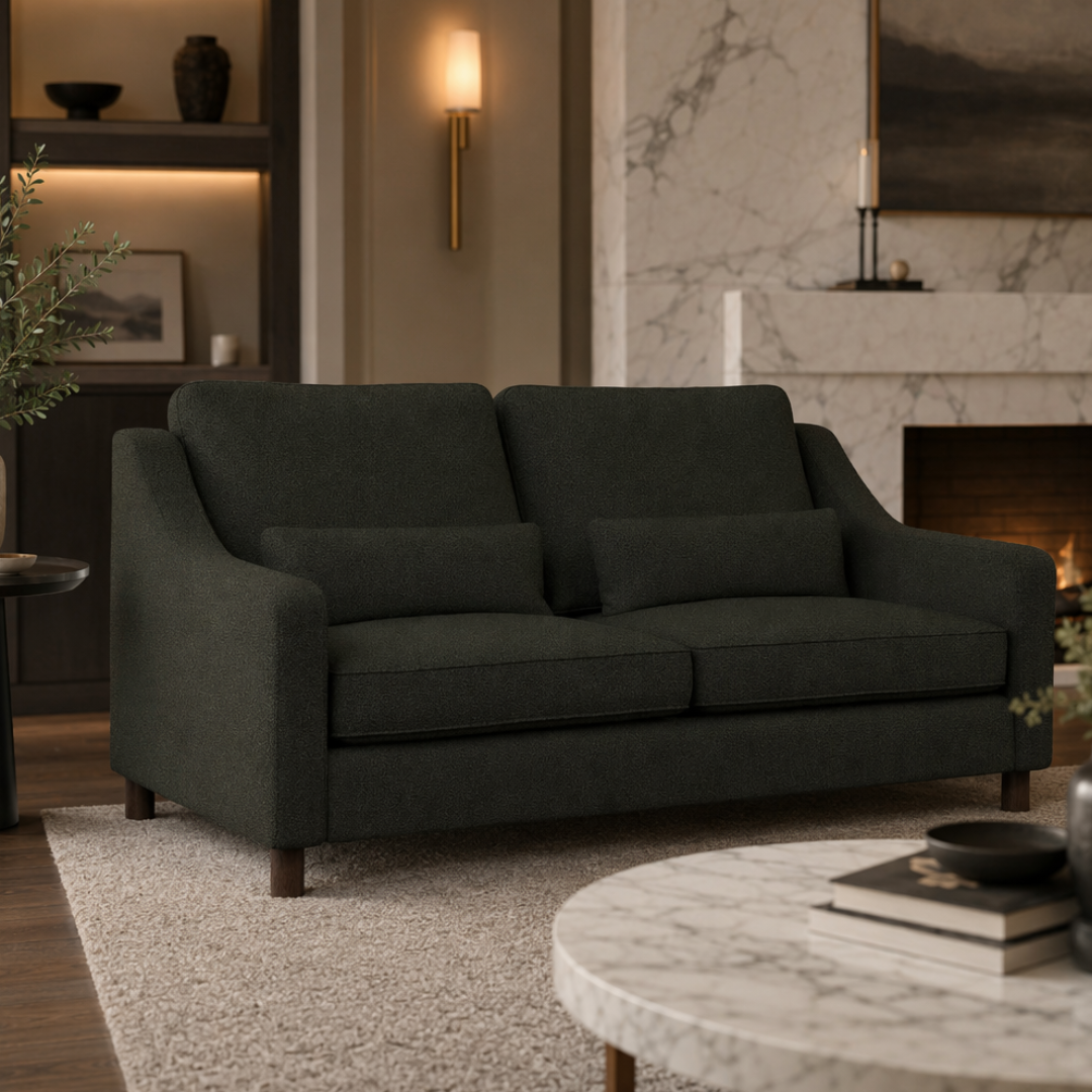 Hampton 3 Seat Sofa Fern Boucle