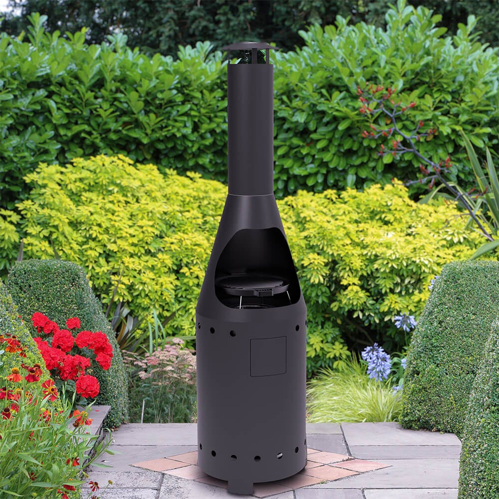 Casa Mia Alto Gas Chiminea Cooking Griddle