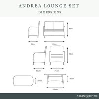 ANDREA LOUNGE SET