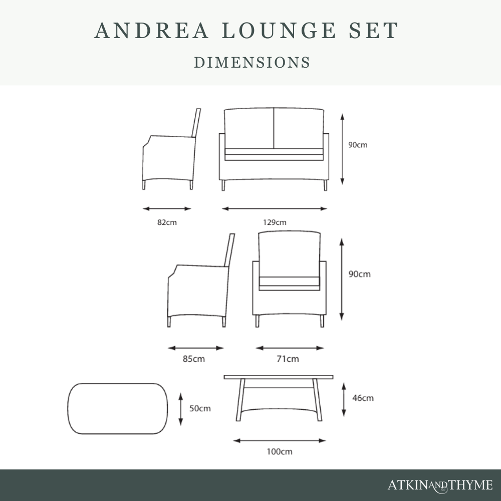 ANDREA LOUNGE SET