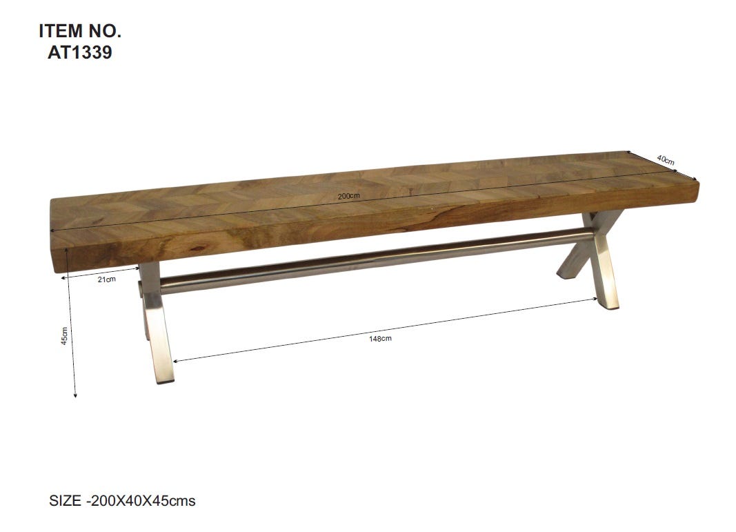 Logan Bench - Large