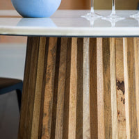 Westbourne Marble Dining Table - Natural