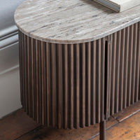Monza Metal & Marble Media Unit