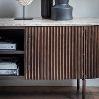 Monza Metal & Marble Media Unit