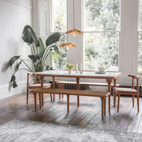 Cone Marble Dining Table 180Cm - Natural