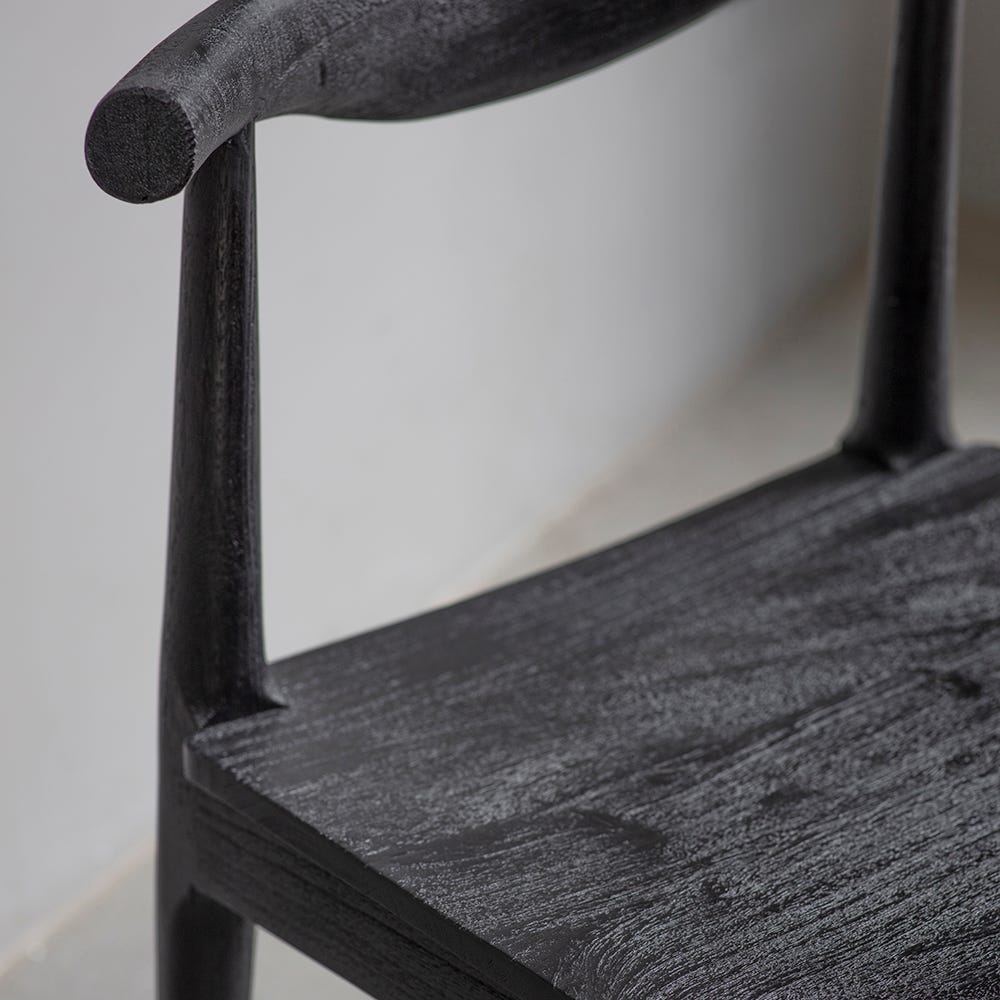 Hiro Dining Chairs (Pair) - Black