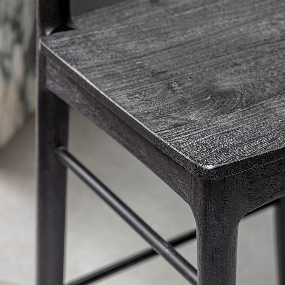 HIRO BARSTOOL - BLACK