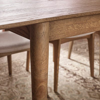 BYRON  EXTENDING DINING TABLE- MUTED OAK FINISH