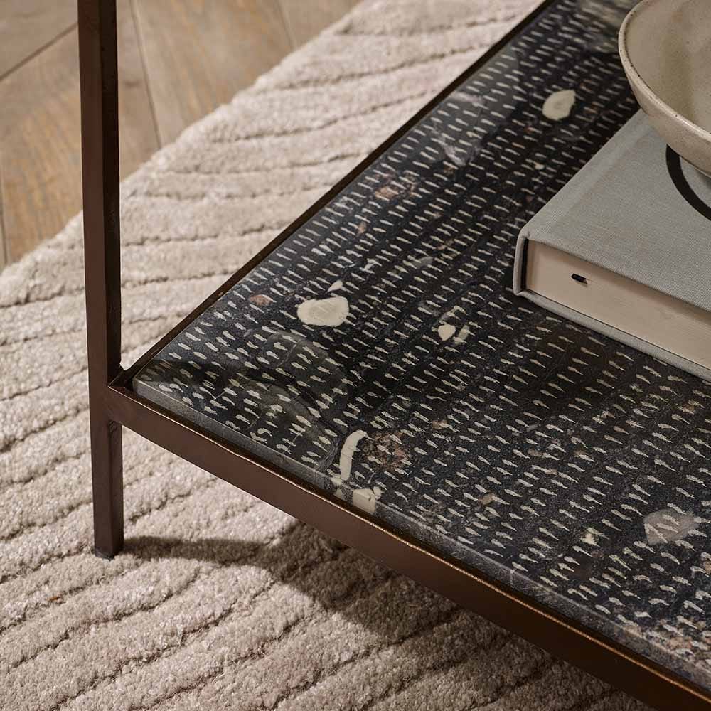 FLINT GRANITE SIDE TABLE