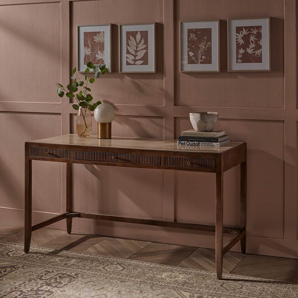 MIRABELLE TRAVERTINE DESK