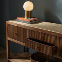 MIRABELLE TRAVERTINE SIDEBOARD