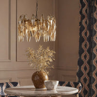 ORIANA GLASS CHANDELIER - LUSTER
