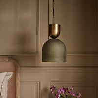 THEA FROSTED GLASS PEDANT