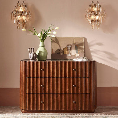 TREVISO CHEST OF DRAWERS - BROWN
