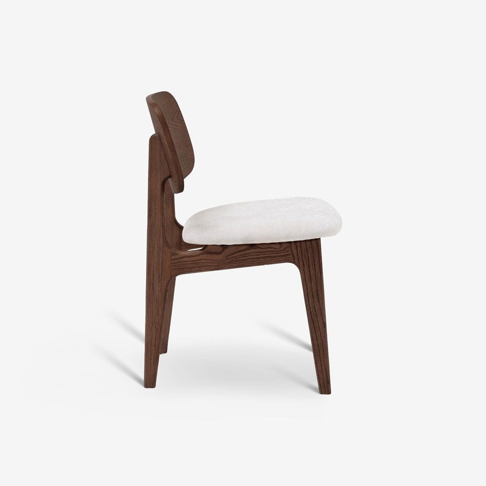 MURRAY DINING CHAIR PAIR- WALNUT STAIN