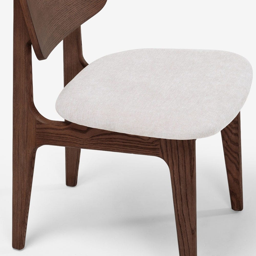 MURRAY DINING CHAIR PAIR- WALNUT STAIN