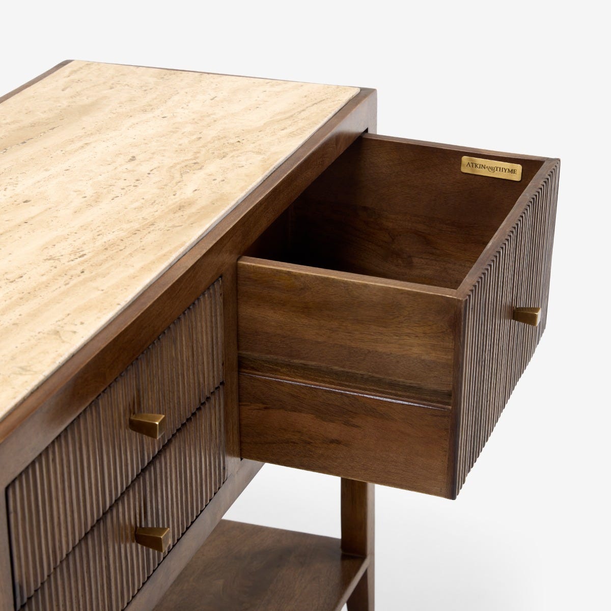 MIRABELLE TRAVERTINE SIDEBOARD