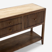MIRABELLE TRAVERTINE SIDEBOARD