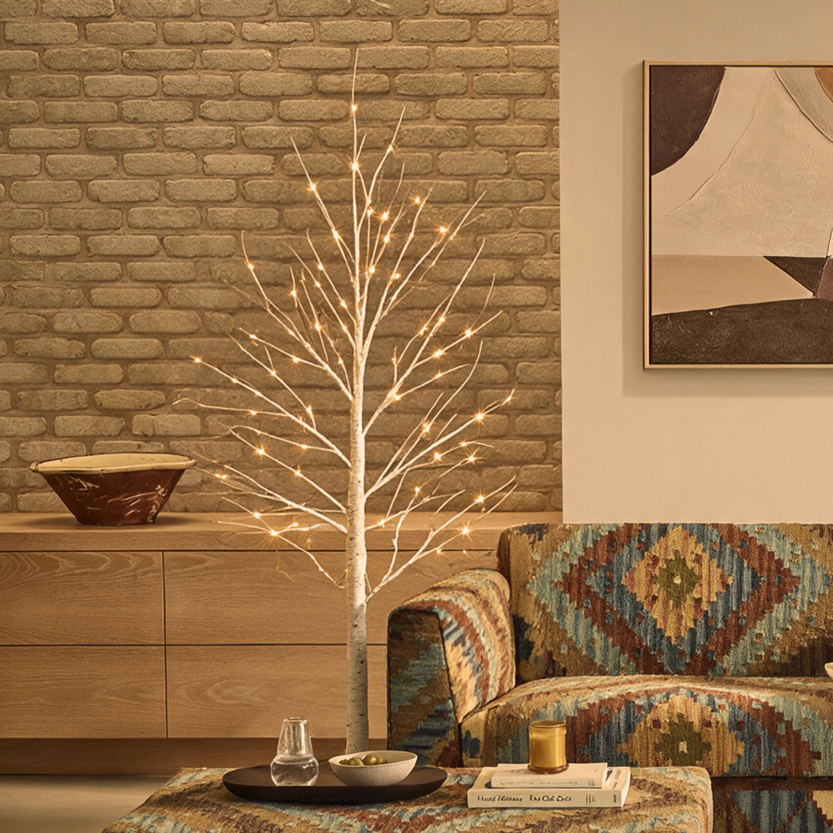 1.5m Silver Birch Twig Tree