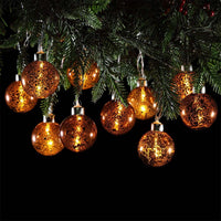 10 COPPER BAUBLE GARLAND