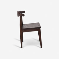 Hiro Dining Chairs Pair in Vintage Finish