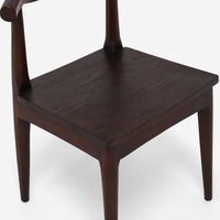 Hiro Dining Chairs Pair in Vintage Finish