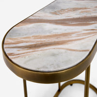 Estrella Nesting Side Tables in Fantasy Brown