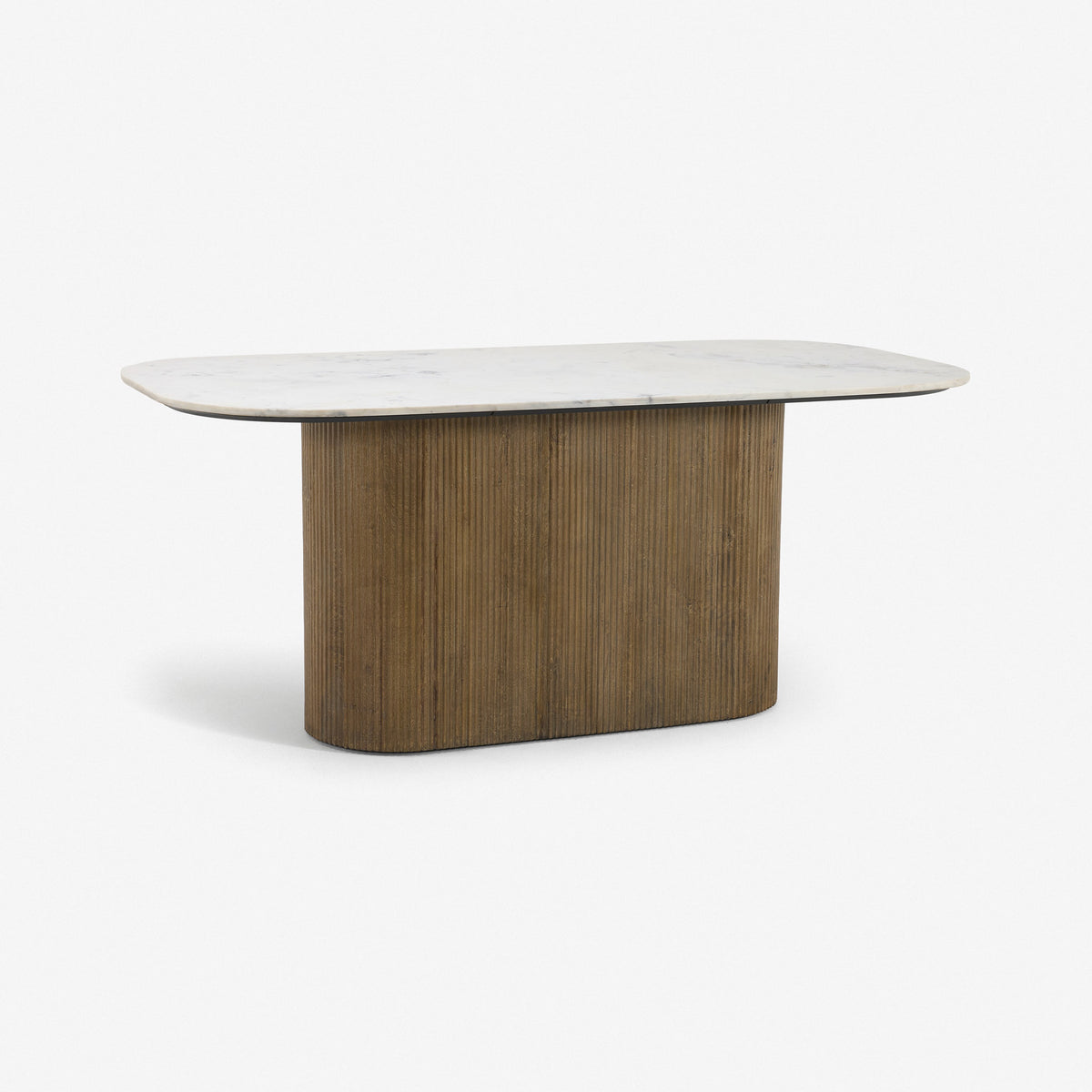 Rondo Dining Table with White Marble