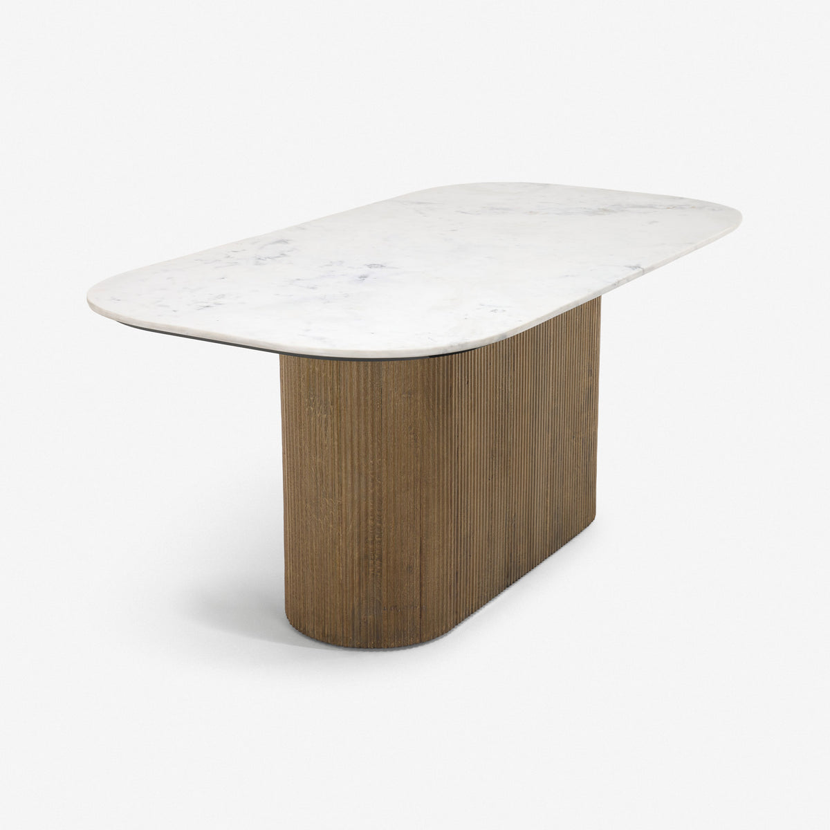 Rondo Dining Table with White Marble