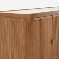 Claris Fluted Marble Sideboard