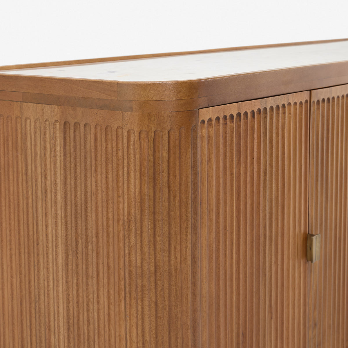 Claris Fluted Marble Sideboard