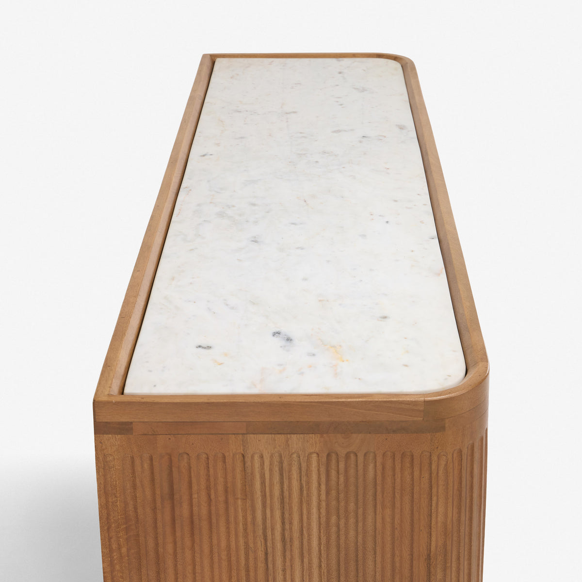 Claris Fluted Marble Sideboard