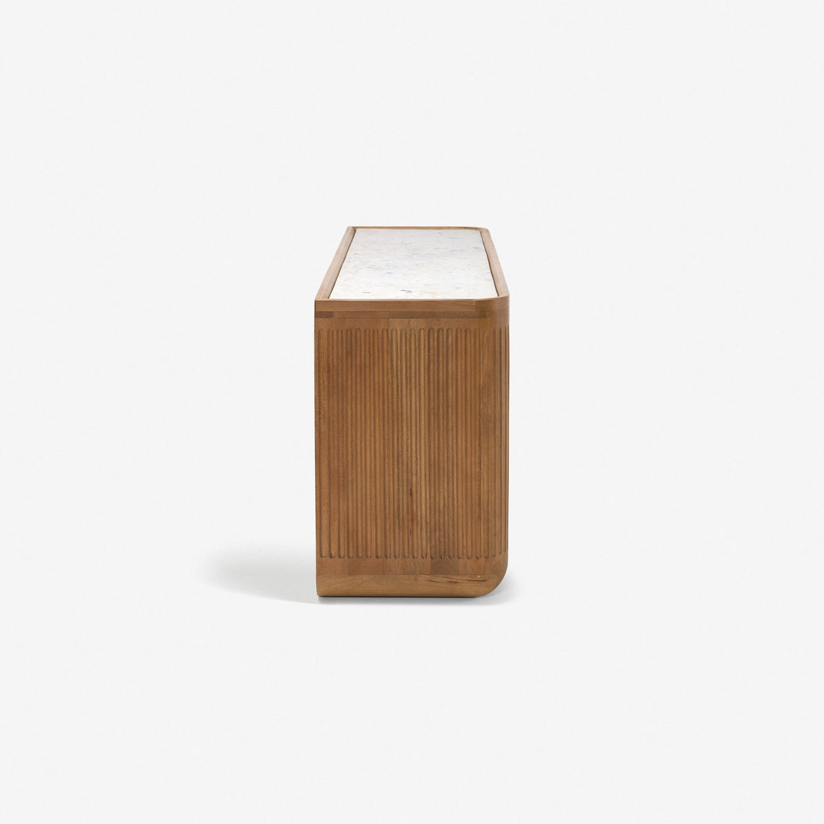 Claris Fluted Marble Sideboard