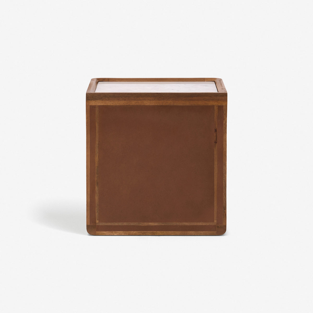 Claris Fluted Marble Bedside Table