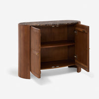 Turin Sideboard with Emperador Marble