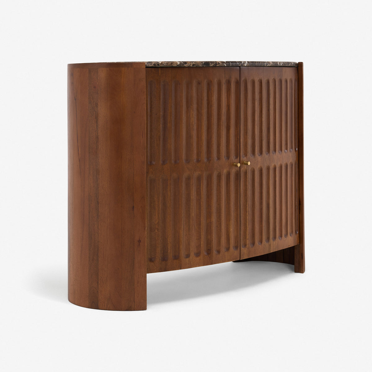 Turin Sideboard with Emperador Marble